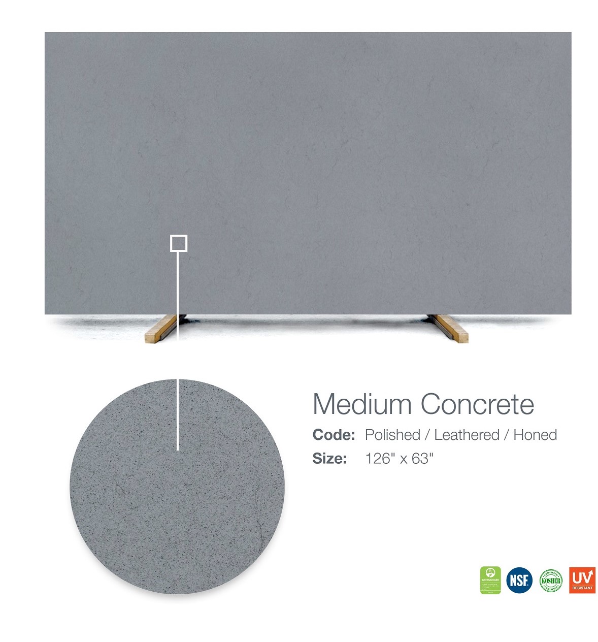 Medium Concrete.